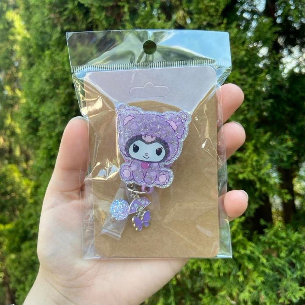 Sanrio Kuromi Badge Reel